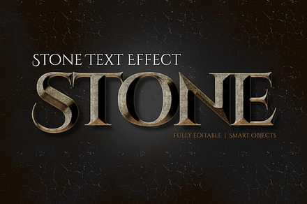 Gold Stone Text Effect and Logo Style