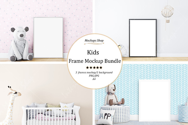 Download Kids Mockup Frame Mockup Creative Market