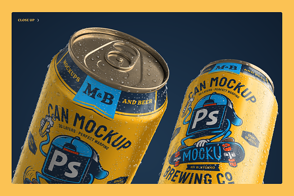 Download Drink Can Mockup Set Creative Photoshop Templates Creative Market