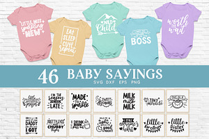 Download Baby Girl Svg Bundle Newborn Vector Pre Designed Photoshop Graphics Creative Market