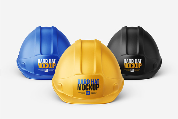 Download Construction Hard Hat Mockup Set Creative Market