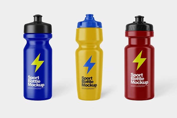 Download Sport Water Bottle Mock Up Creative Photoshop Templates Creative Market