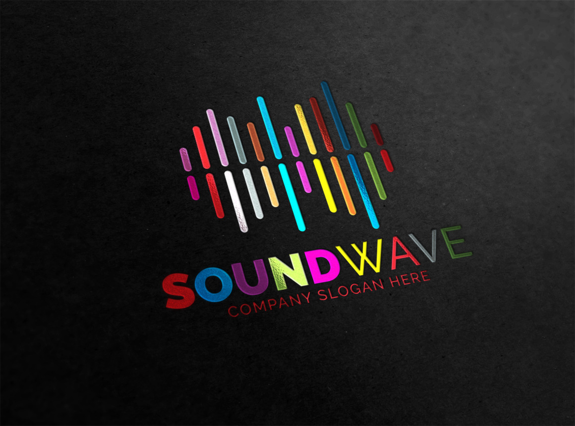 Sound Wave Logo | Creative Illustrator Templates ~ Creative Market