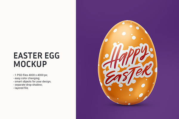 Download Easter Eggs Mockup Creative Photoshop Templates Creative Market