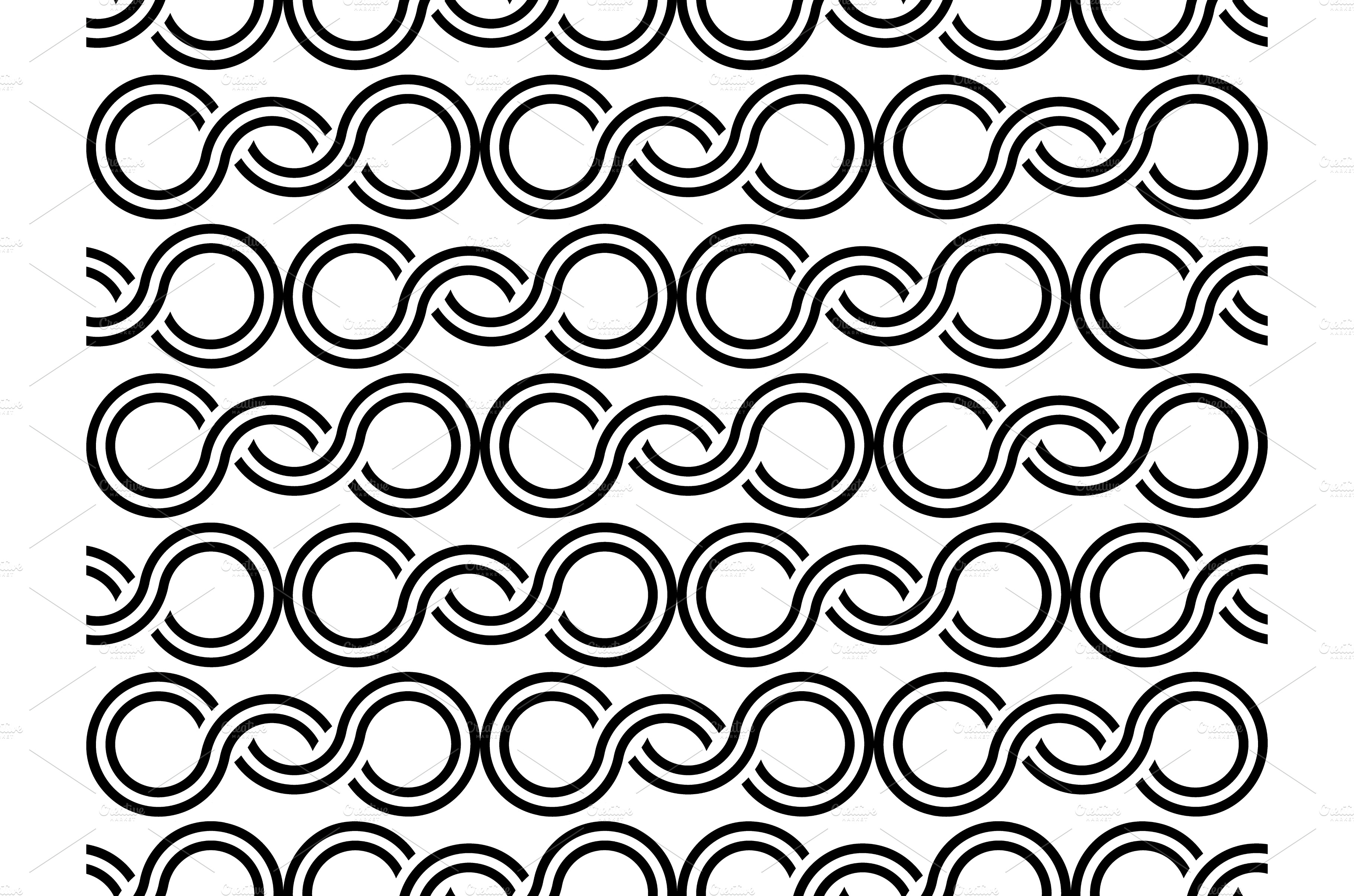 Greek waves seamless vector pattern Textures Creative Market