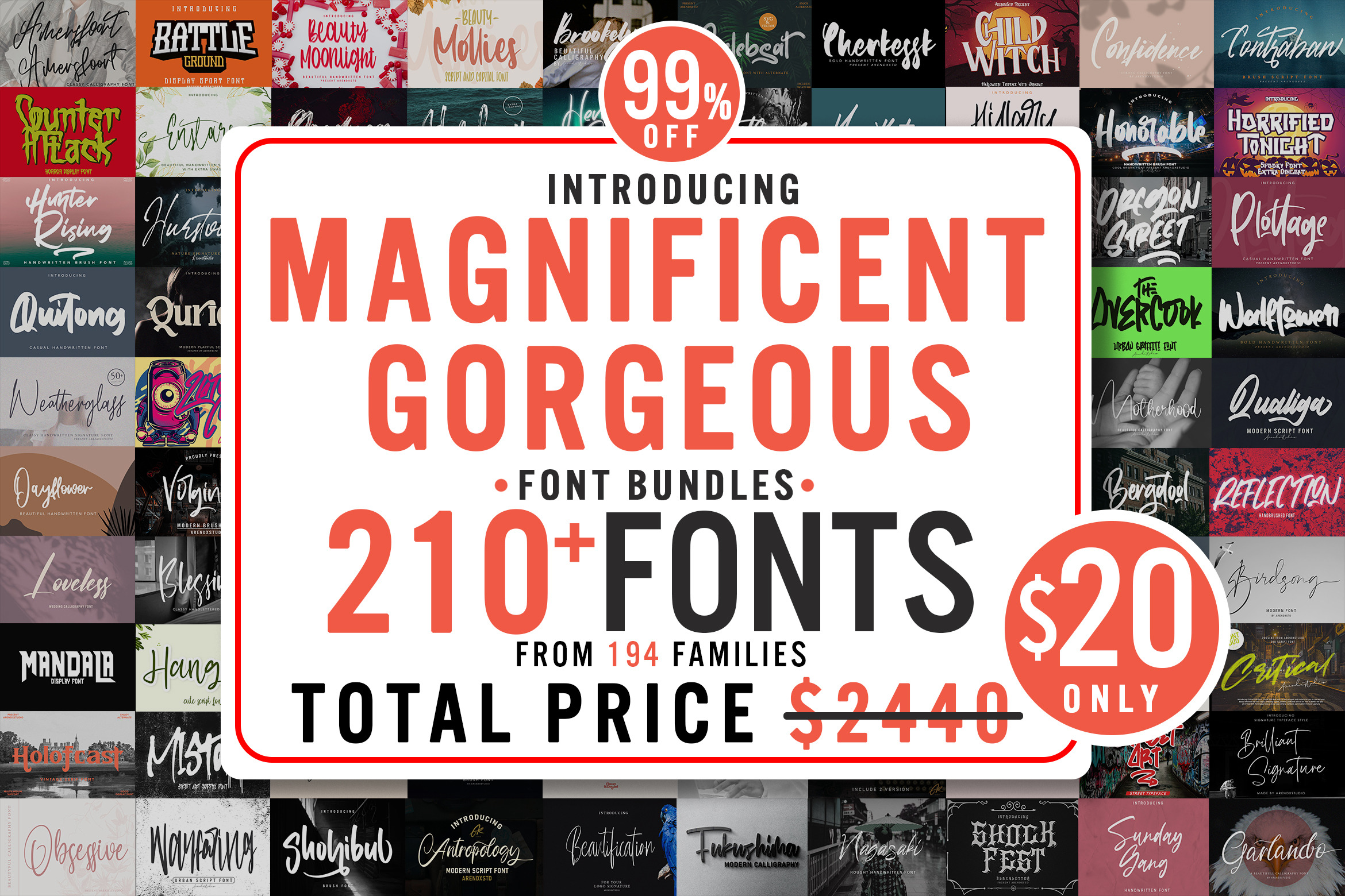 Download Magnificent Gorgeous Fonts Bundle Stunning Script Fonts Creative Market