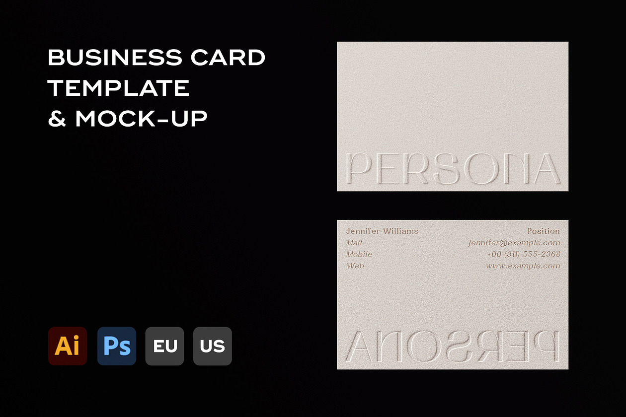 Creative Business Card Templates  Creative Market In Pages Business Card Template