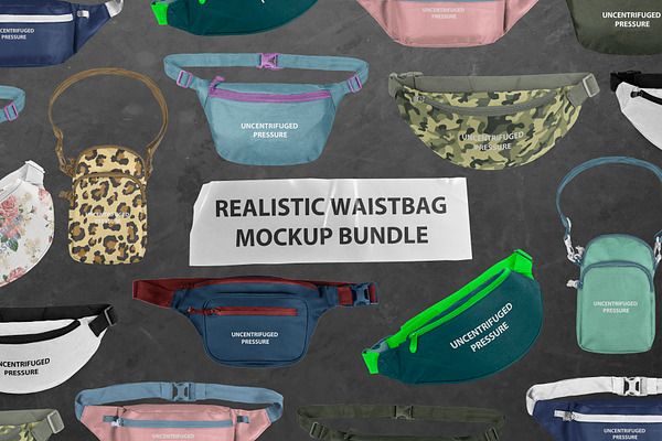 Download Waist Bag Mockup 5 Creative Product Mockups Creative Market