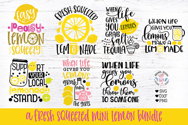 Download When Life Gives You Lemons Pre Designed Photoshop Graphics Creative Market