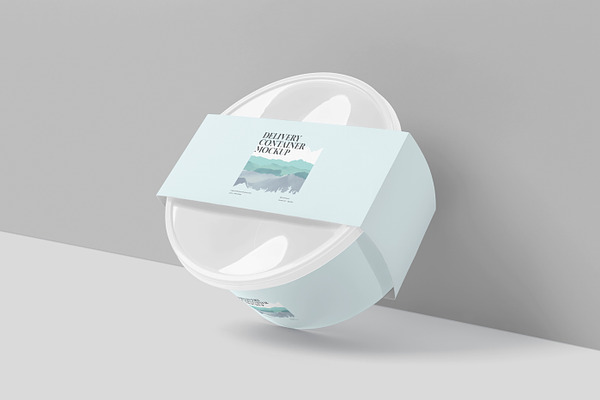 Download Round Cardboard Box Packaging Mockup Creative Photoshop Templates Creative Market