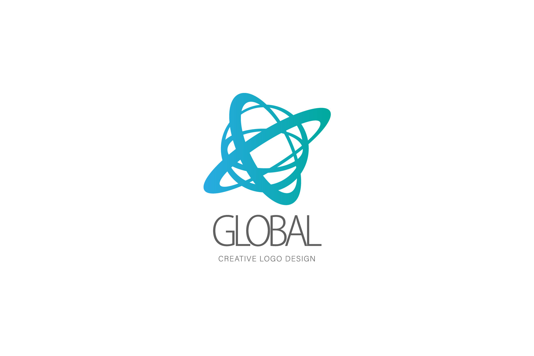 global logo | Creative Market