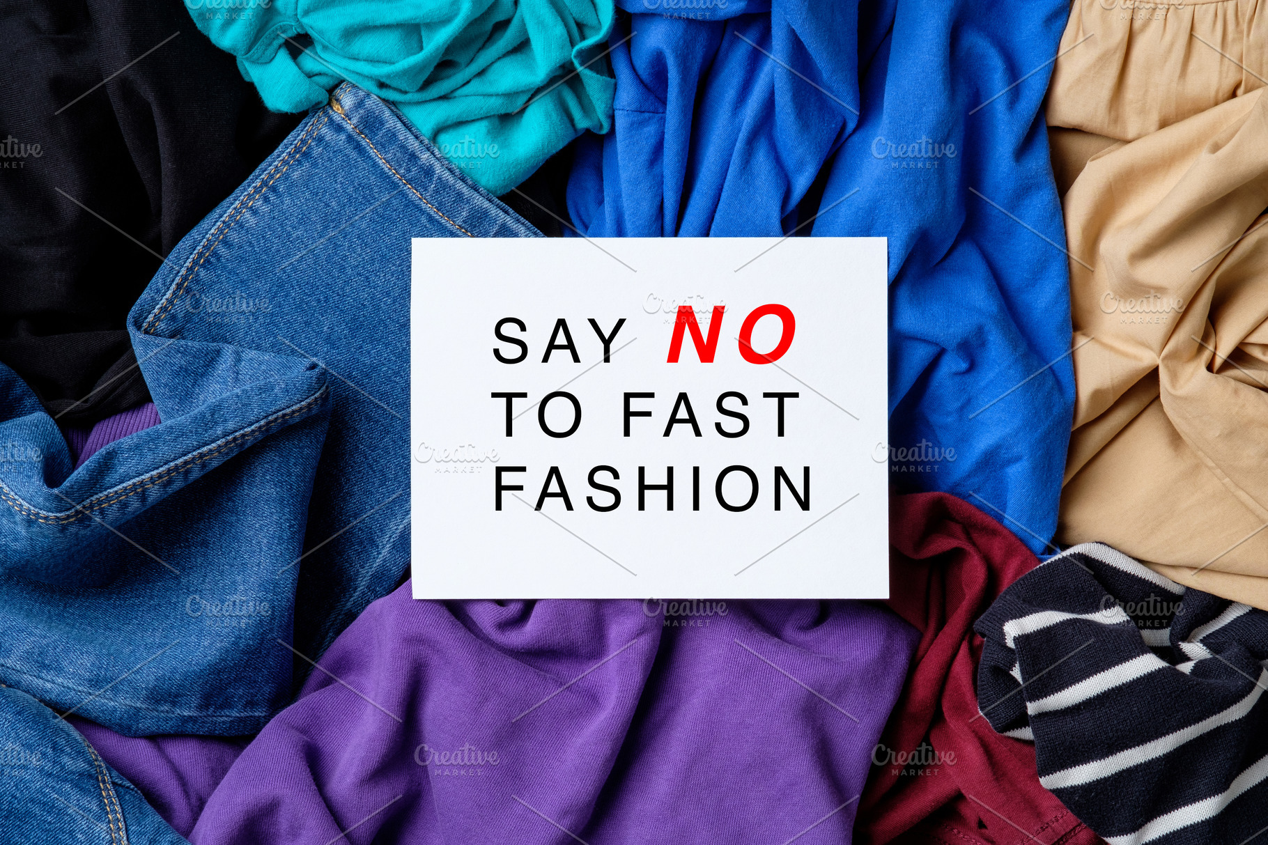 say-no-to-fast-fashion-concept-high-quality-beauty-fashion-stock