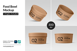 Download Dog Bowl Mock Up Creative Photoshop Templates Creative Market