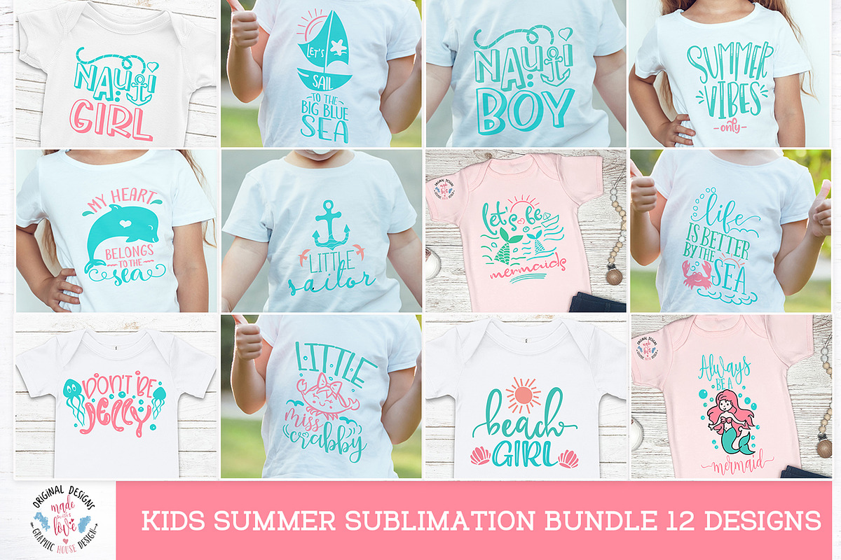 Download Summer Beach Girl Sublimation Bundle | Pre-Designed ...