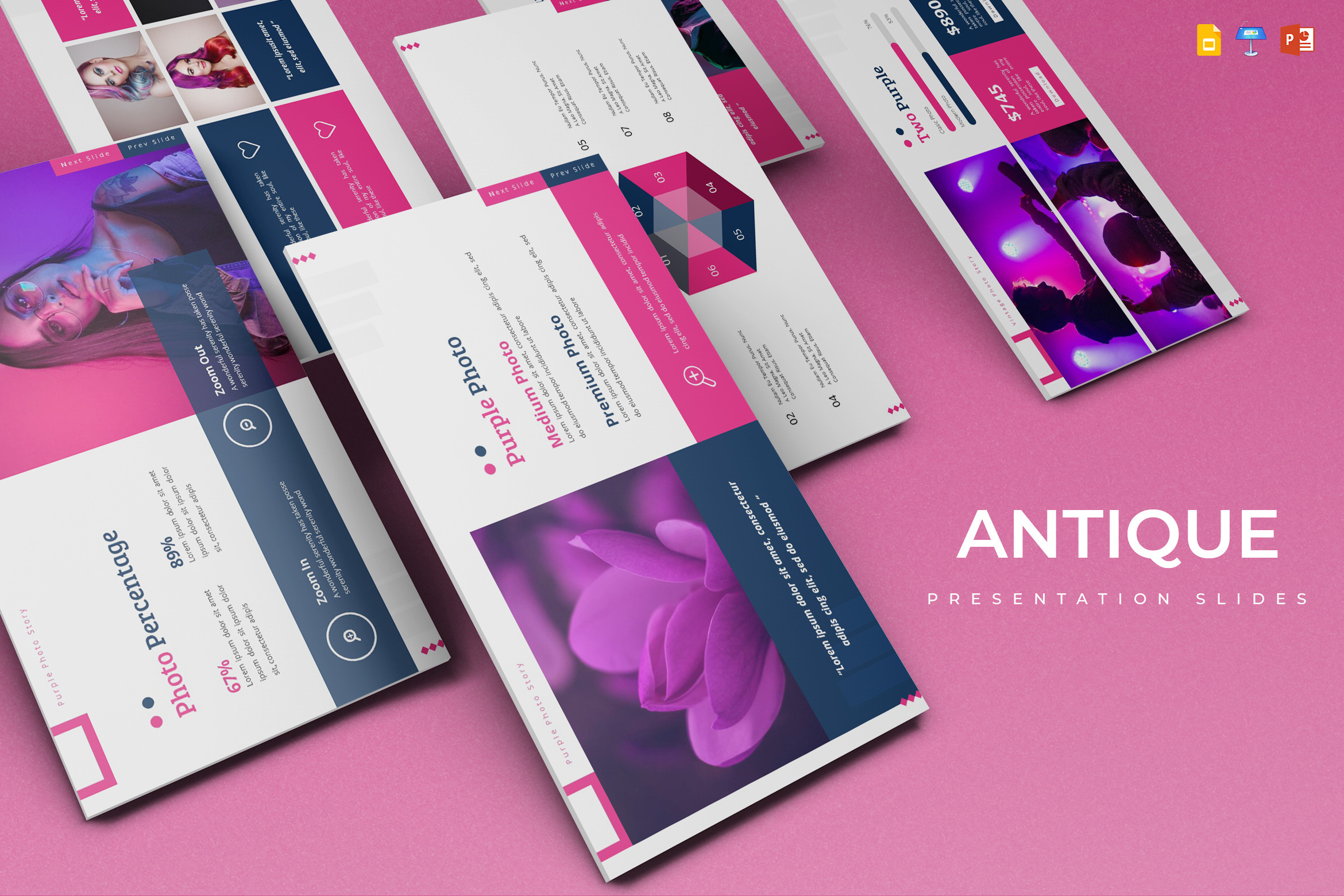 presentation templates antique