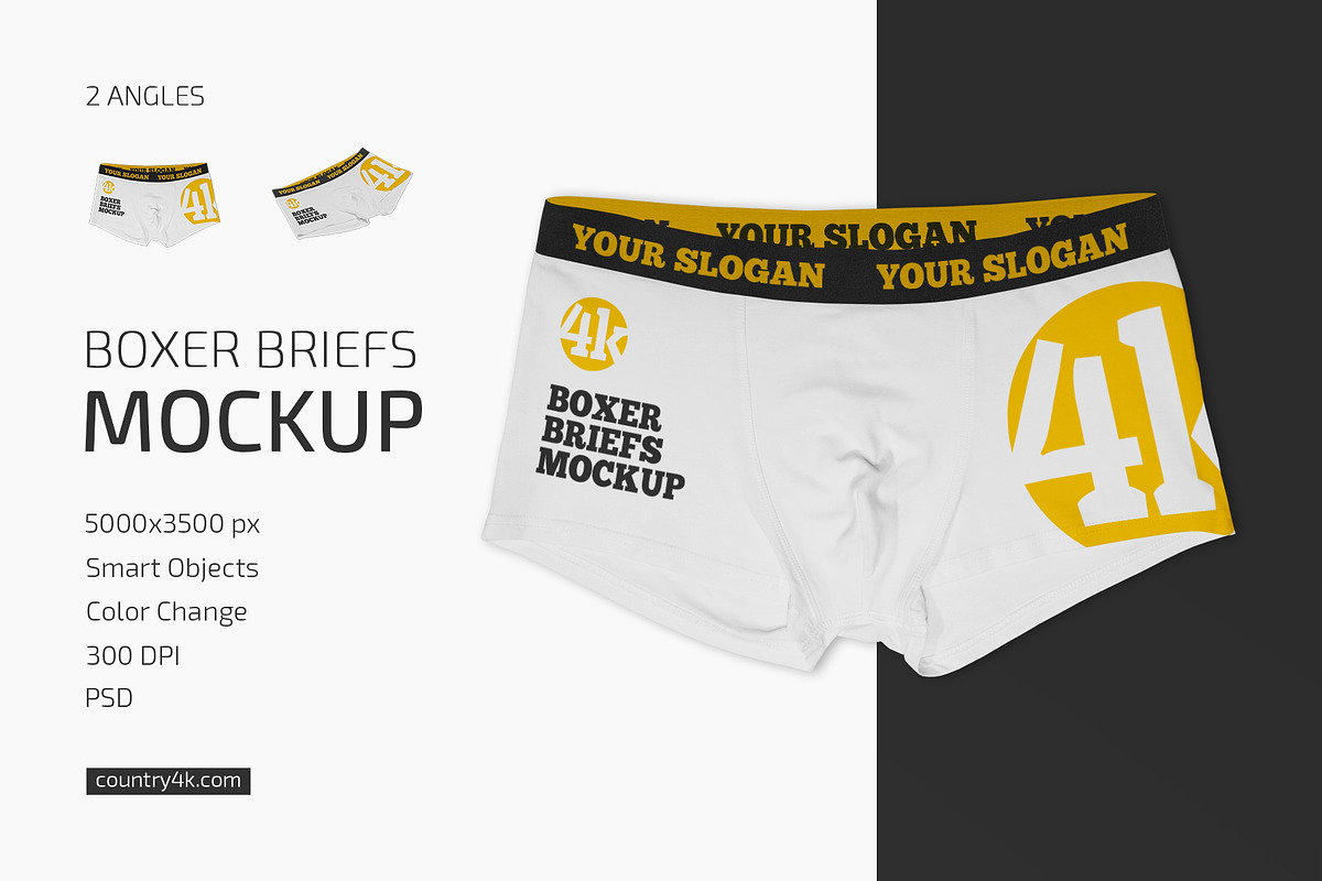 Boxer Briefs Mockup Set[Photoshop][6102104] - GraphixTree