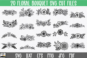 Download Floral Frames Svg Bundle 40 Designs Pre Designed Illustrator Graphics Creative Market