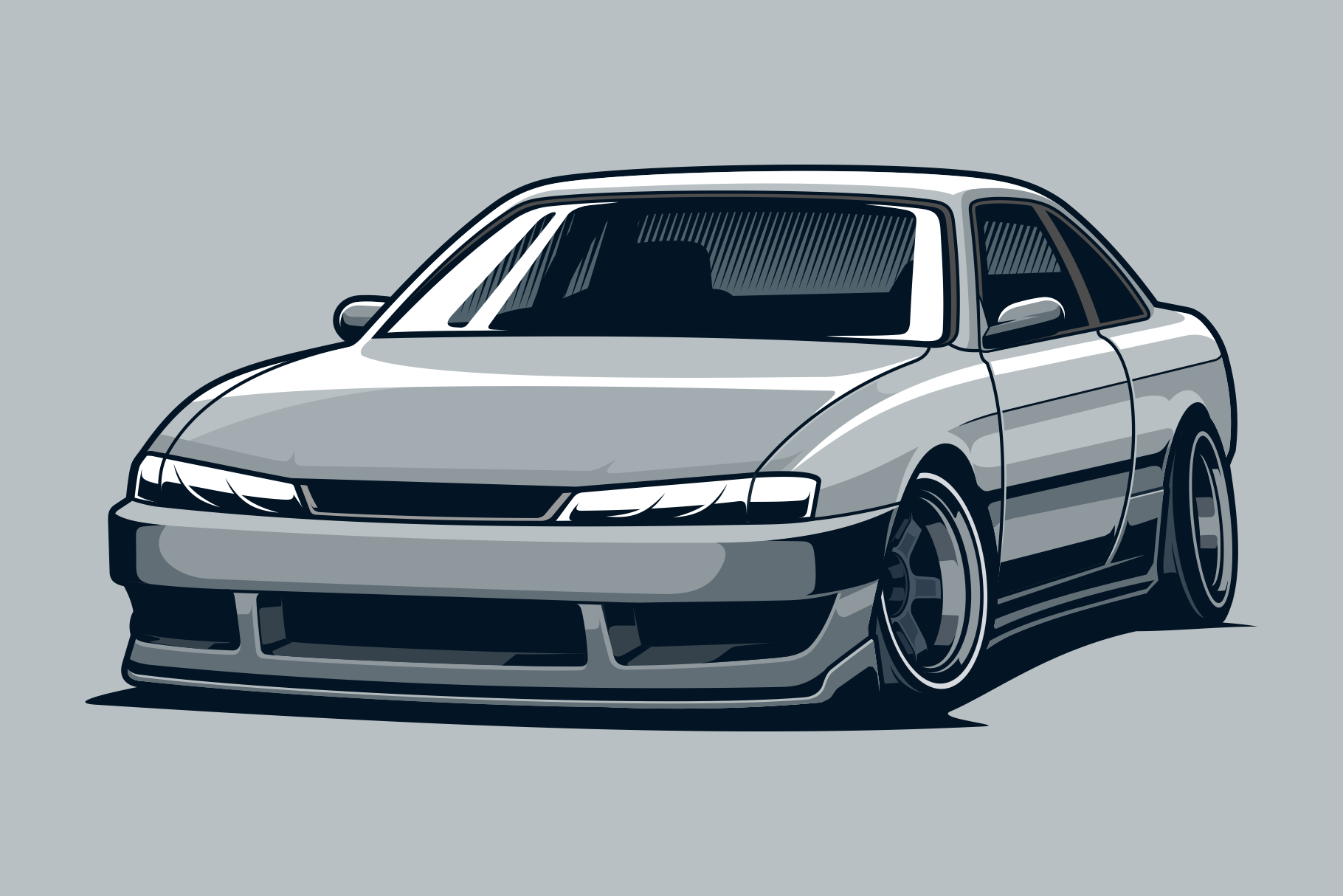 Sport car vector illustration | Pre-Designed Illustrator Graphics