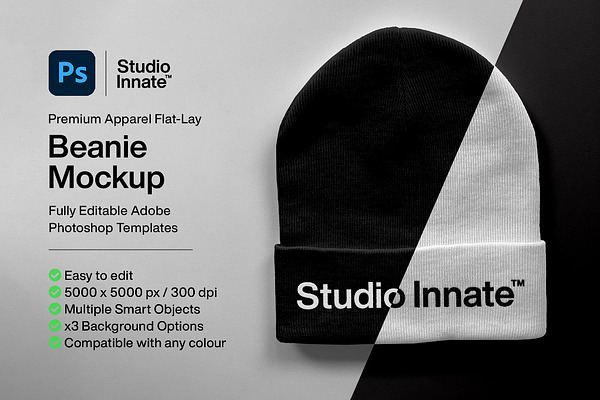 Download Search Beanie Mockup Creative Market