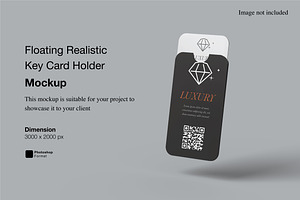 Download Hotel Key Card Holder Mock Up Creative Photoshop Templates Creative Market