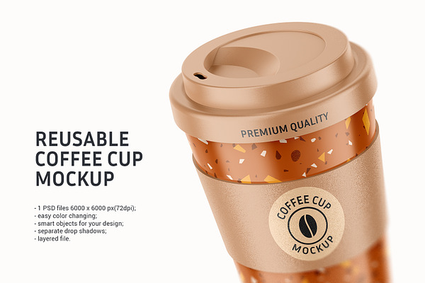 Download Reusable Coffee Cup Mockup Creative Branding Mockups Creative Market