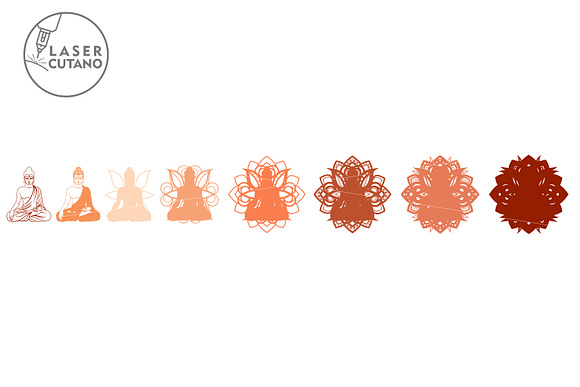 Download Buddha Mandala Svg Laser Cut File Creative Market