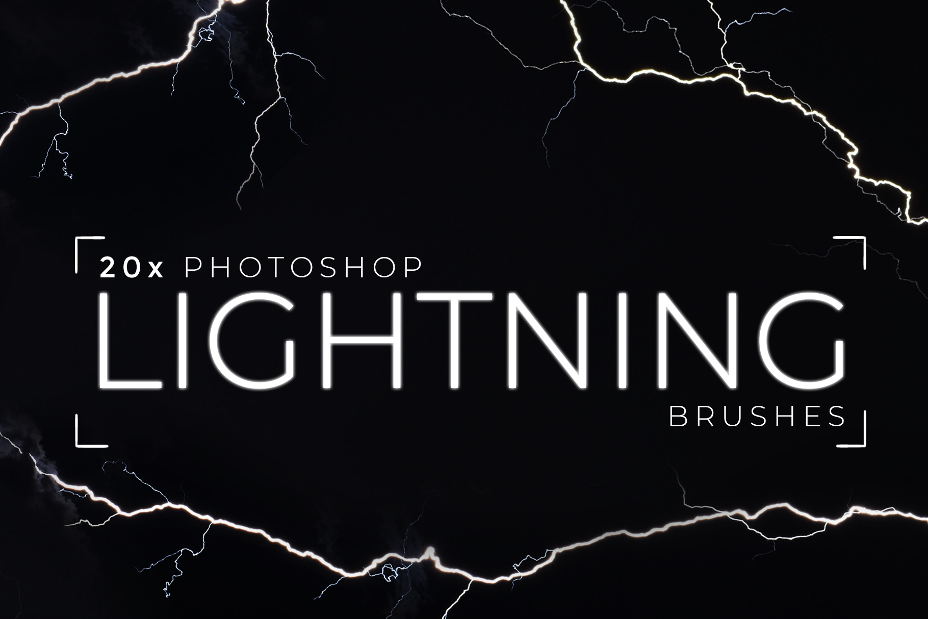 20 Photoshop Lightning Brushes | Brushes ~ Creative Market