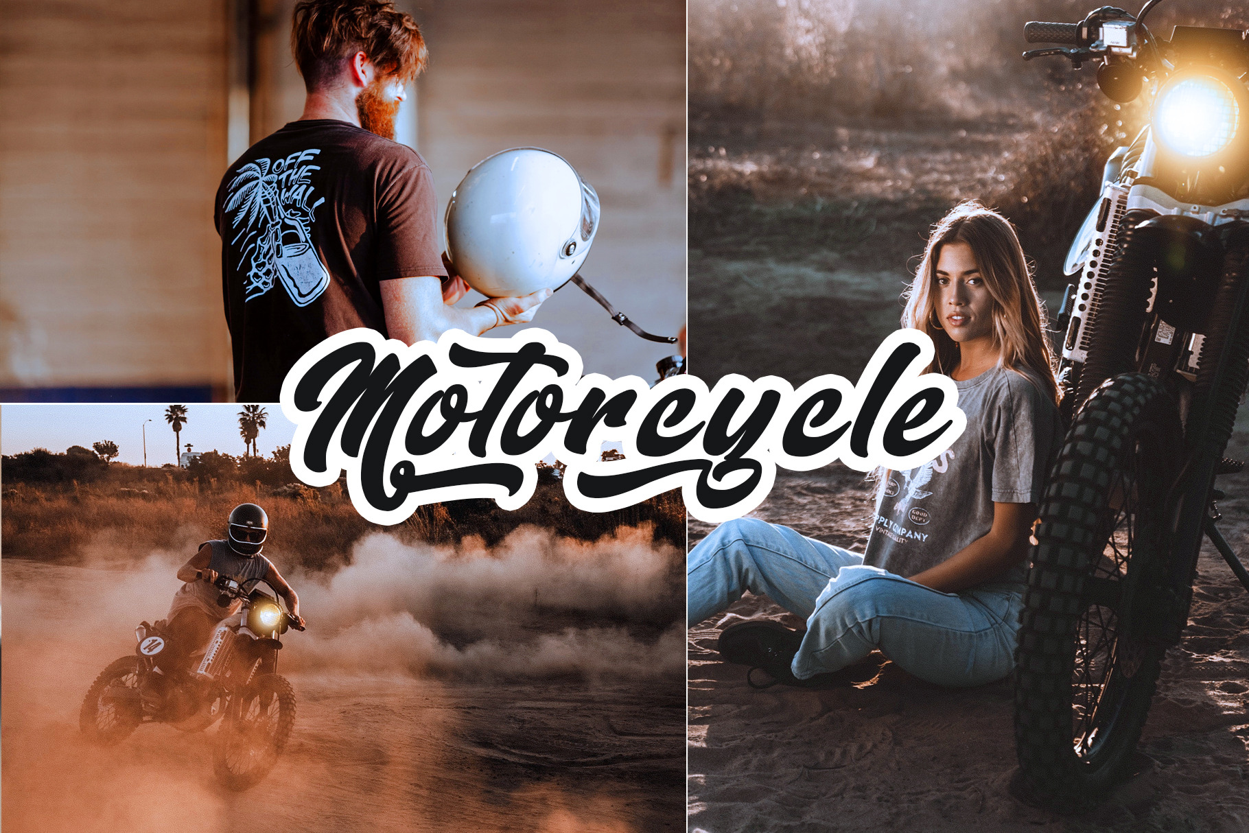 Motorcycle Photoshop Action download | Creative Market