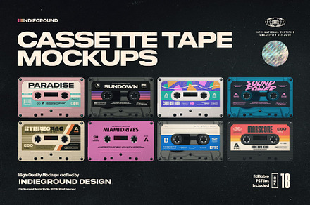 Cassette Mockup Volume 3 – flyerwrk