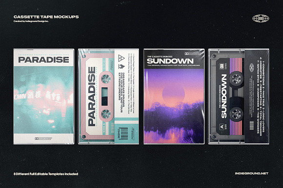 Download Cassette Tape Mockups Creative Photoshop Templates Creative Market