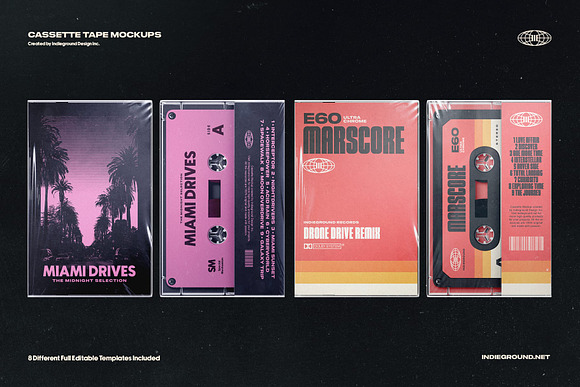 Download Cassette Tape Mockups Creative Photoshop Templates Creative Market