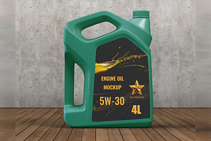 Download Realistic Engine Bottle Oil Mock Up Creative Product Mockups Creative Market