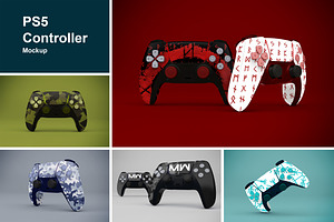 Download Ps5 Controller Mockup Creative Photoshop Templates Creative Market