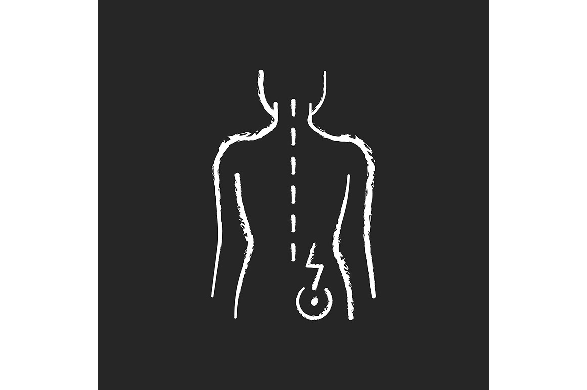 lower-right-back-pain-chalk-icon-outline-icons-creative-market