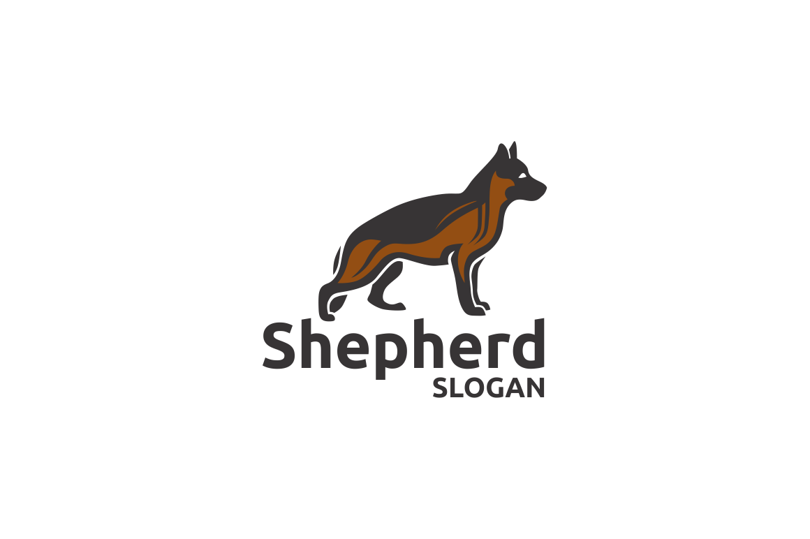 Dog Shepherd Logo | Illustrator Templates ~ Creative Market