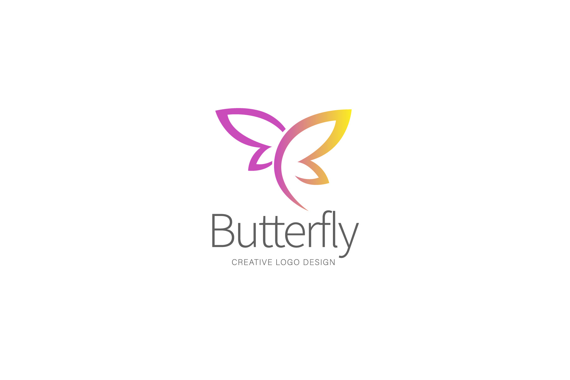 Butterfly logo | Creative Market