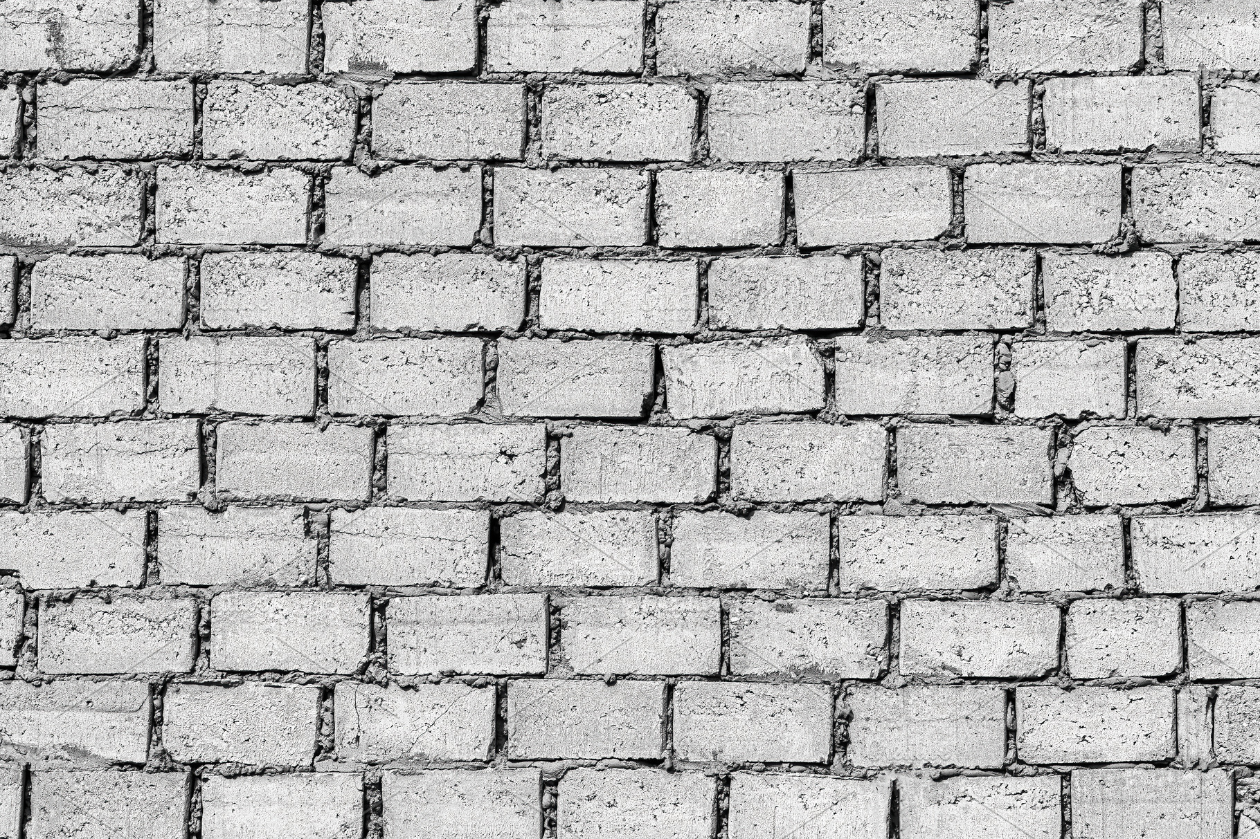 Wall texture from gray concrete old bricks. Abstract background. | High