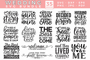 Download Wedding Svg Bundle Cut Files Pre Designed Photoshop Graphics Creative Market