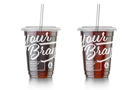 3 Mockups of Soda Drink Cup with Straw (FREE) - Resource Boy