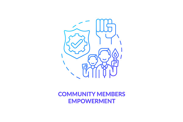 Community Development Concept Icon Pre Designed Photoshop Graphics