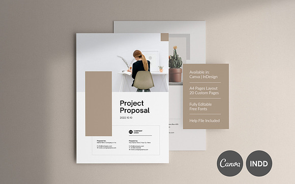 Business Proposal Template for CANVA & ILLUSTRATOR Proposal Template, Easy  to Use, Modern Template, Business Proposal, Brief Proposal 