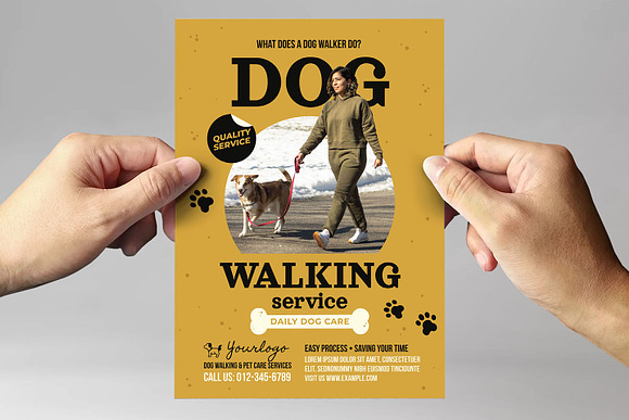 Dog Walker Poster