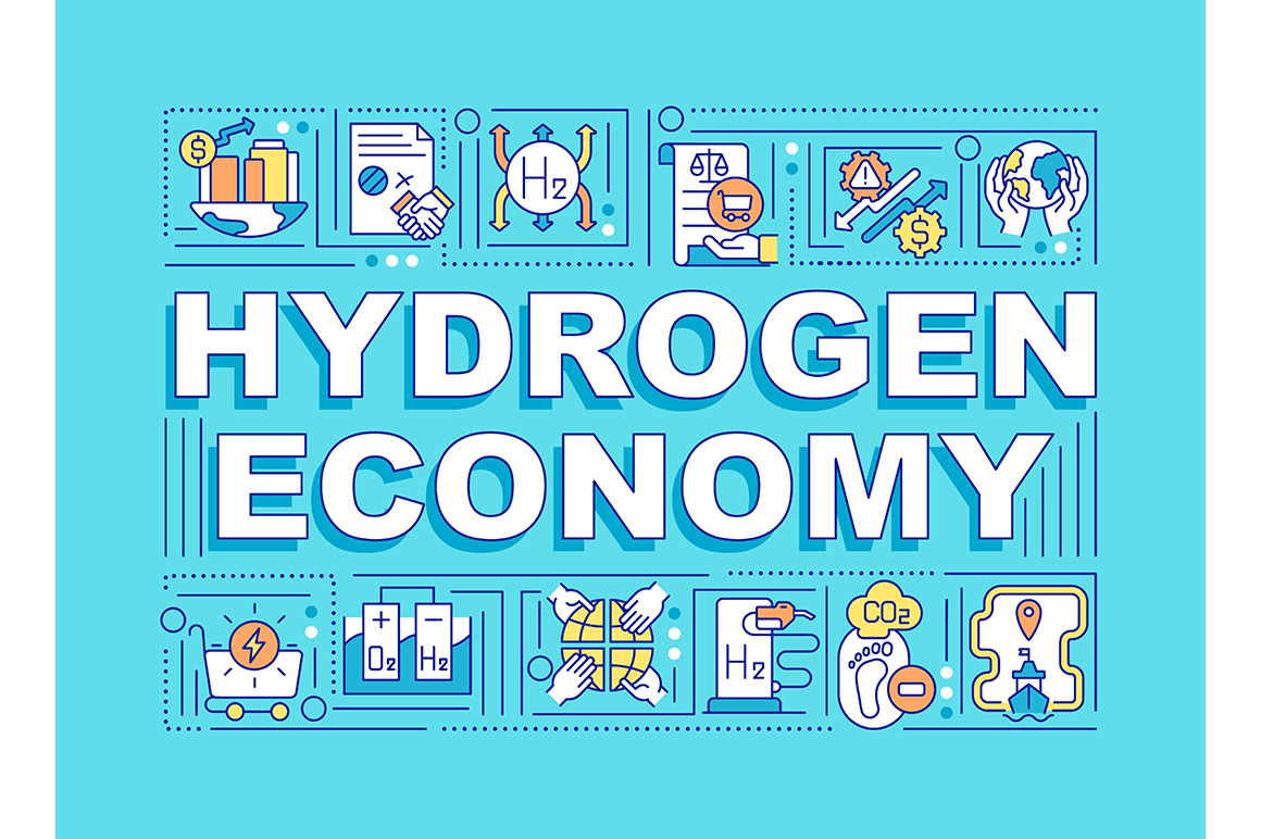 Hydrogen Economy Concepts Banner Photoshop Graphics Creative Market