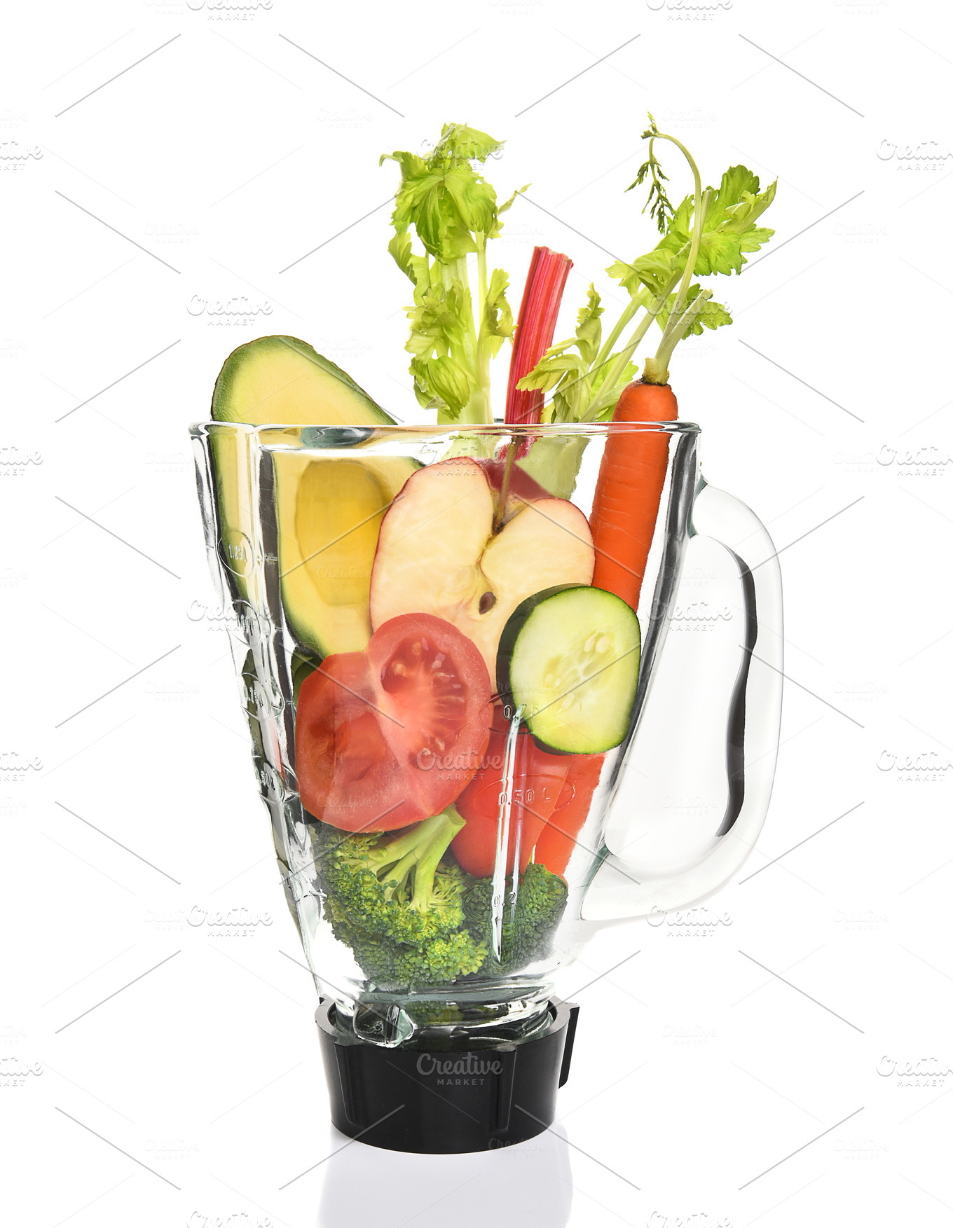 Vegetables in Blender HighQuality Food Images Creative Market