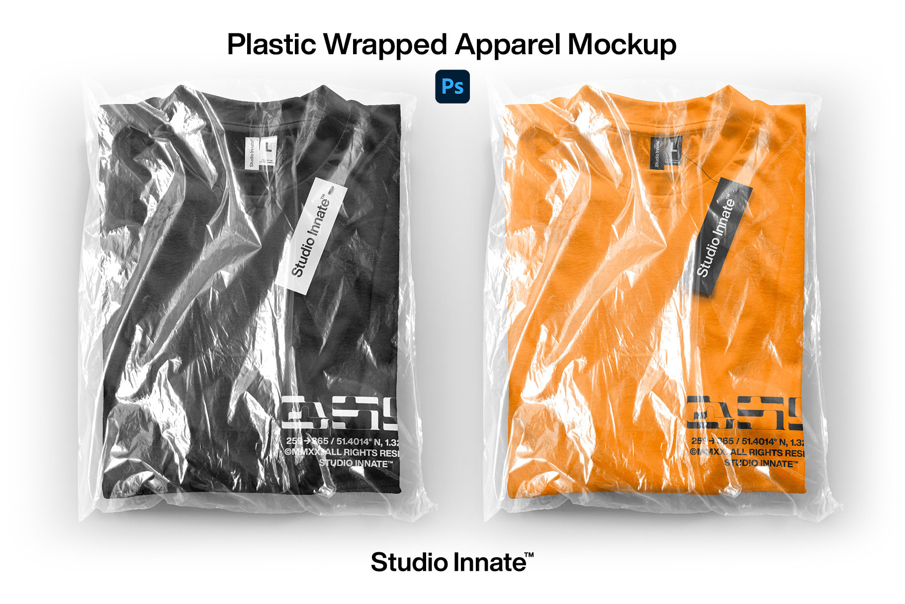 Plastic Packed Garment Mockup Packaging Mockups Creative Market