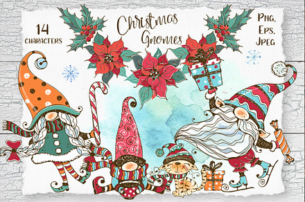 Christmas Gnomes 3 Tumbler Sublimation Graphic by grigaola