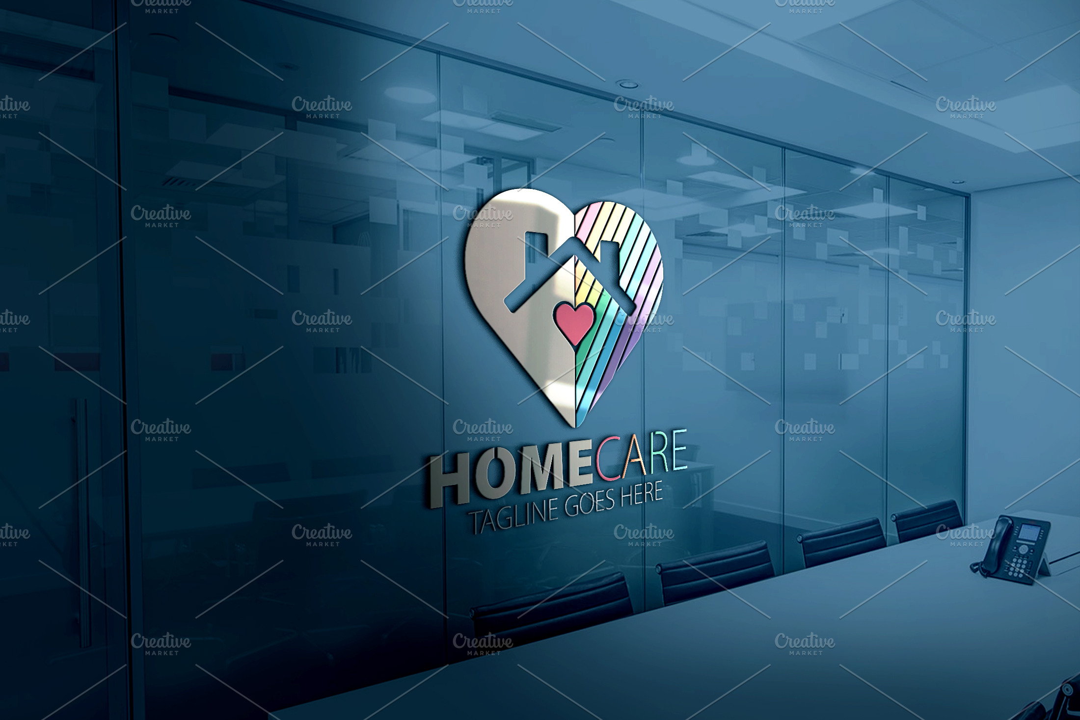 Home Care Logo Version6 | Branding & Logo Templates ~ Creative Market