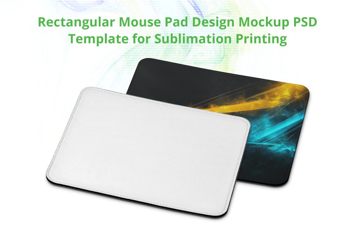 Download Rectangular Mouse Pad Design Mockup Creative Photoshop Templates Creative Market