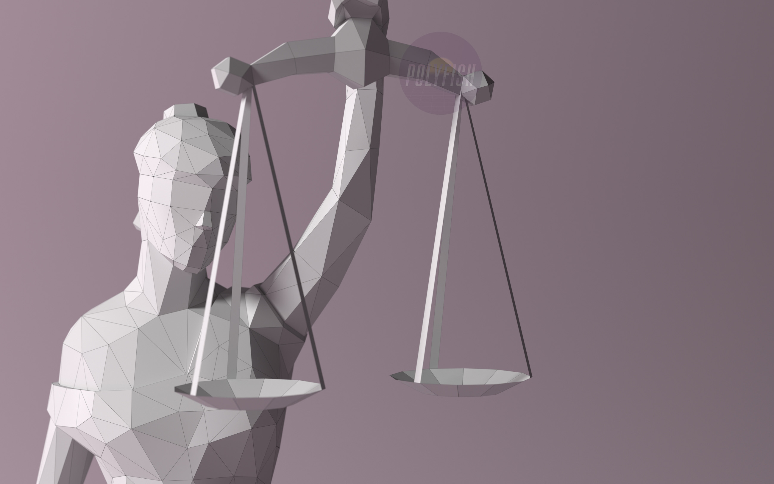 Libra balance scale 3D model animated rigged