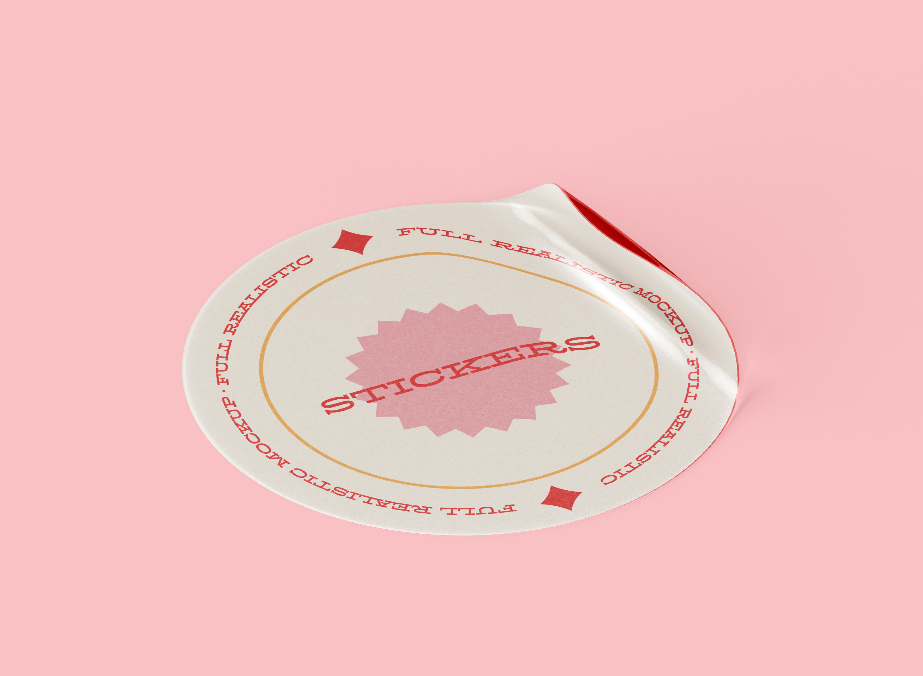 Sticker Mockup | Print Templates ~ Creative Market